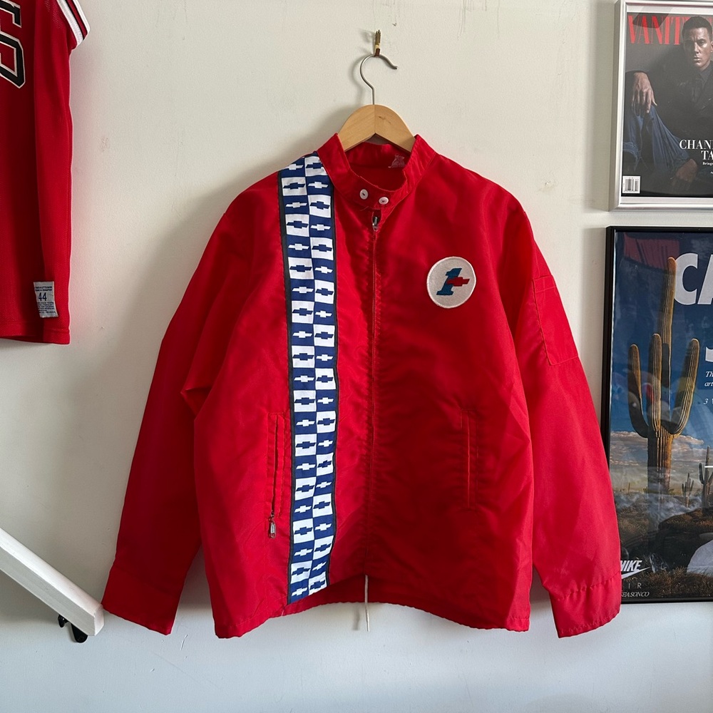 chevy vintage 80s windbreaker jacket 🛻